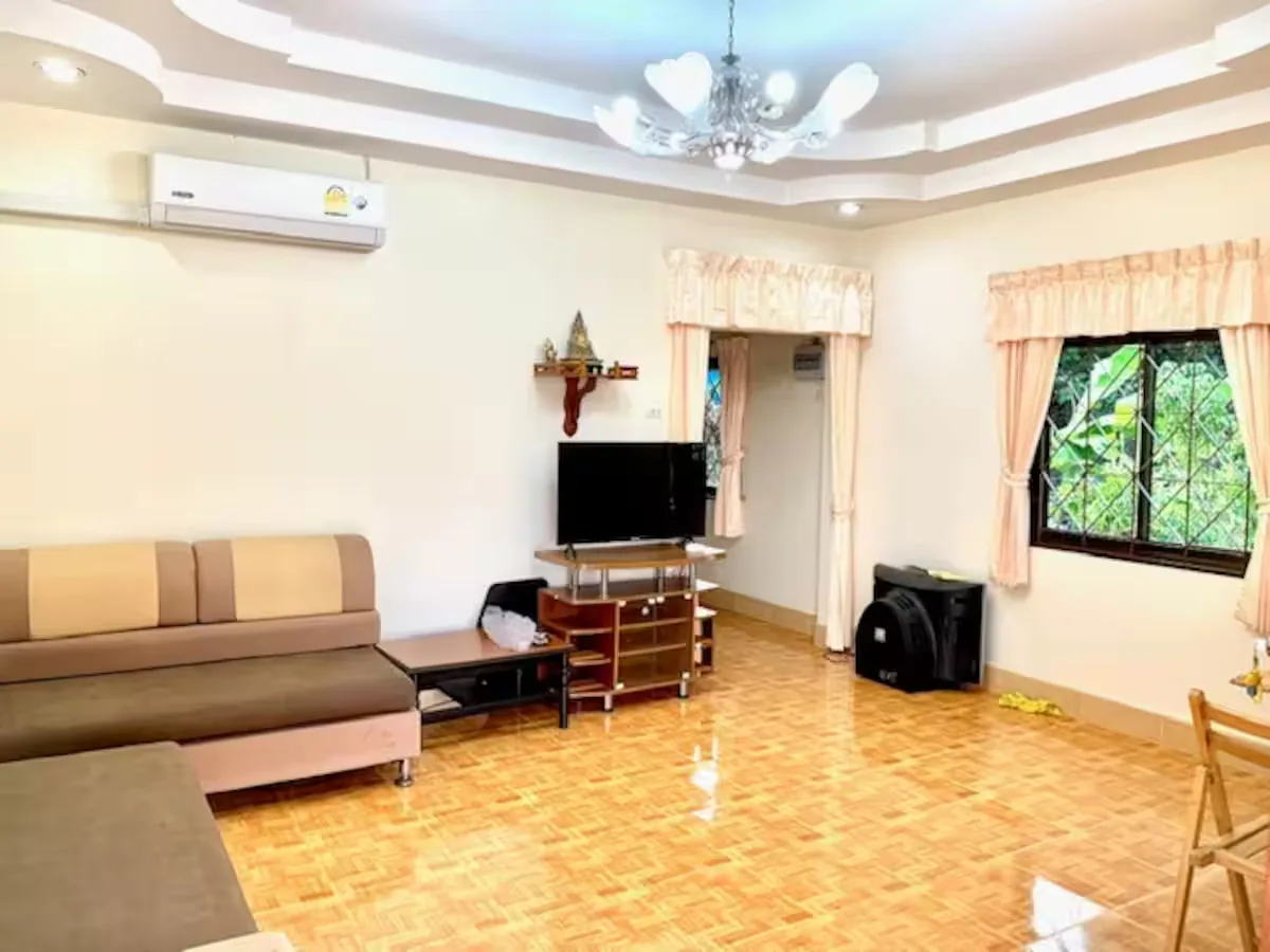 Spacious living room in Bangtao Beach holiday home, Phuket